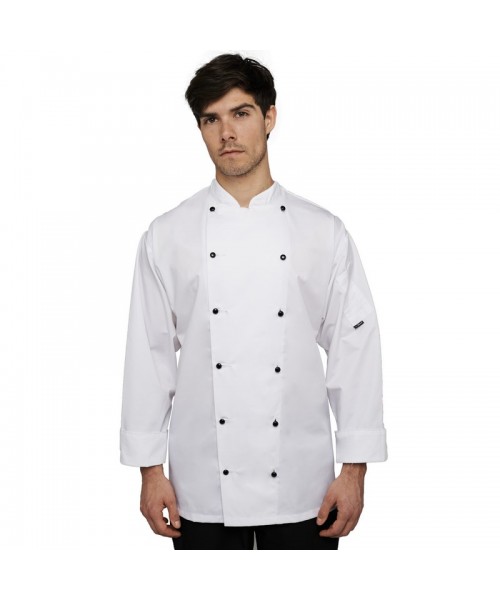 Plain jacket Long sleeve executive lechef PROFESSIONAL 215 GSM